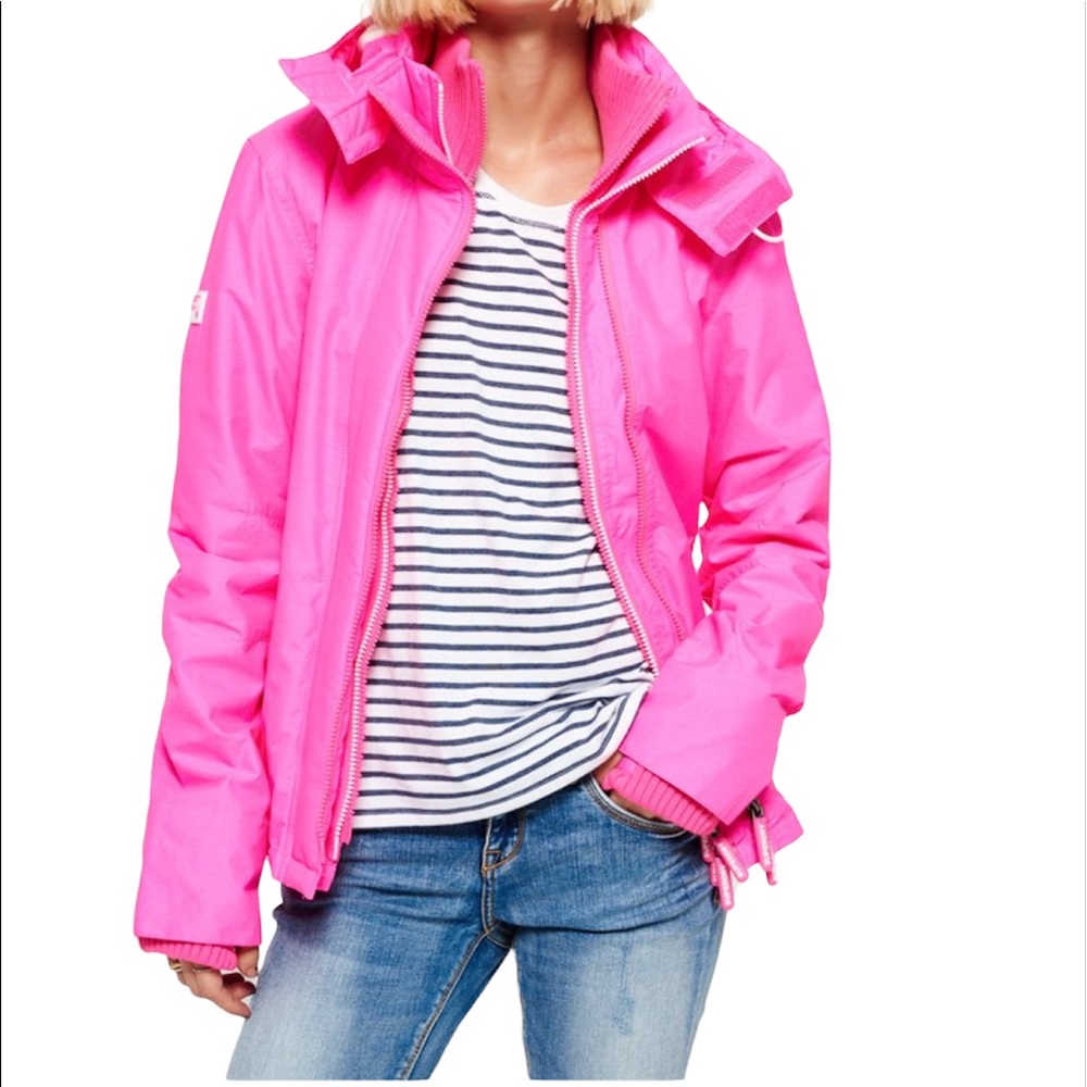 Superdry Hot Pink Windcheater Jacket